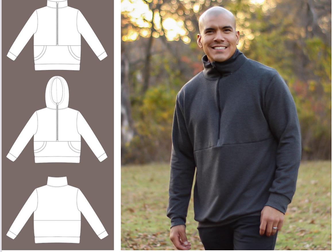 (Mens half zip