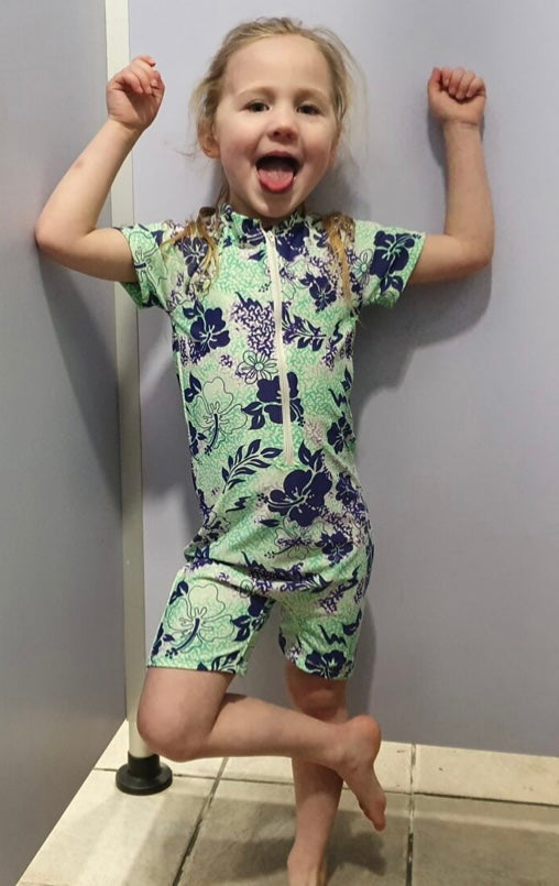 Kids Swim Rompers