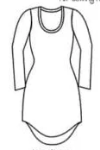 WOMENS T-SHIRT DRESS